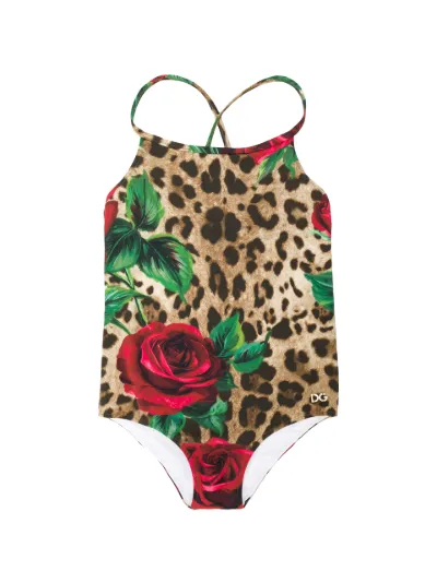 dolce gabbana leopard swimsuit