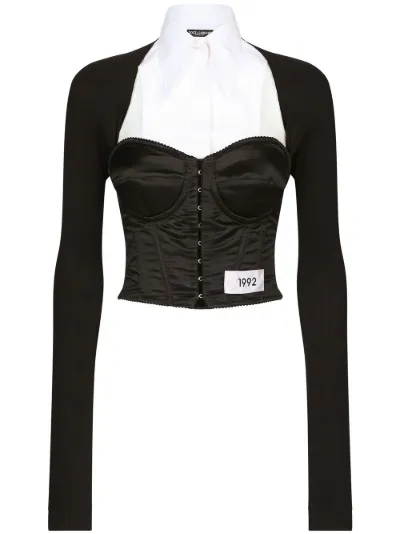 Dolce gabbana corset outlet top