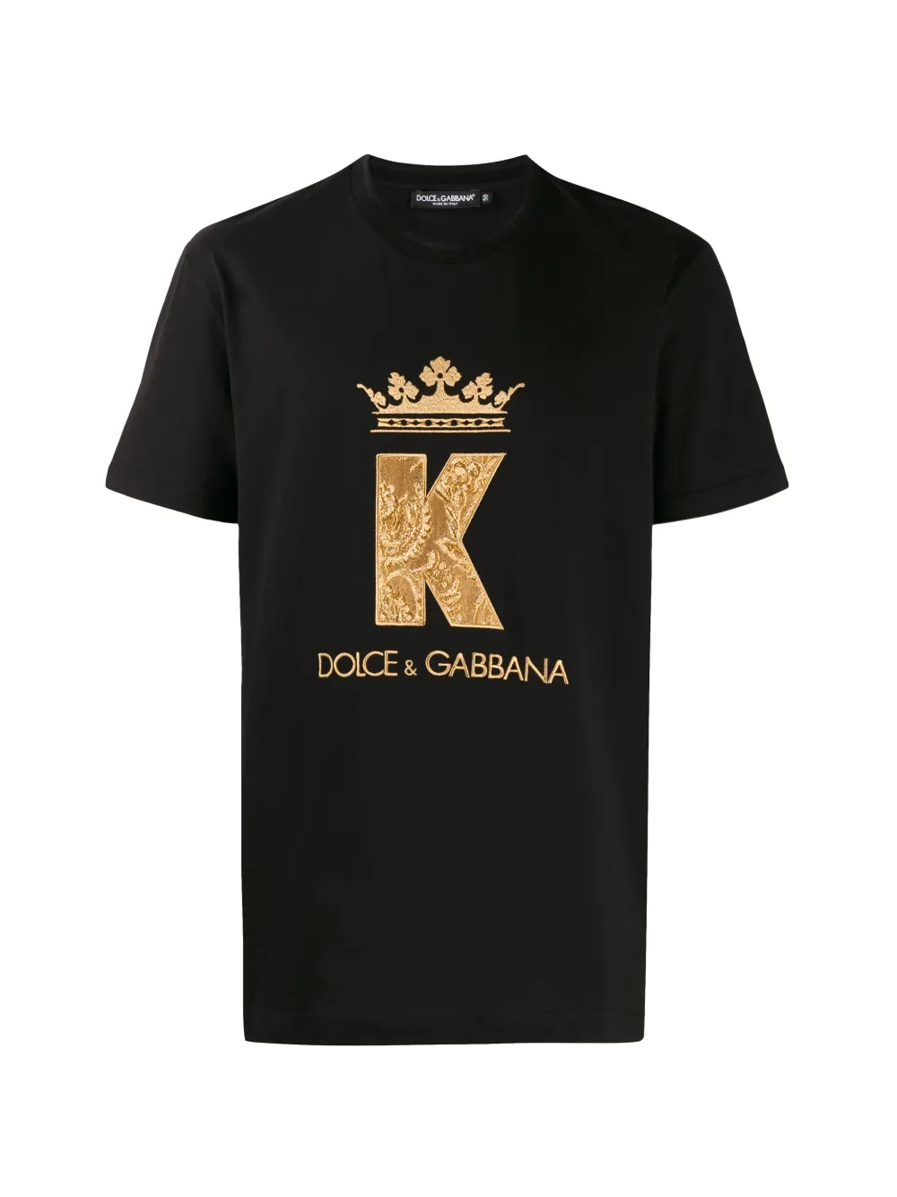 Dolce Gabbana King patch T shirt Eraldo US