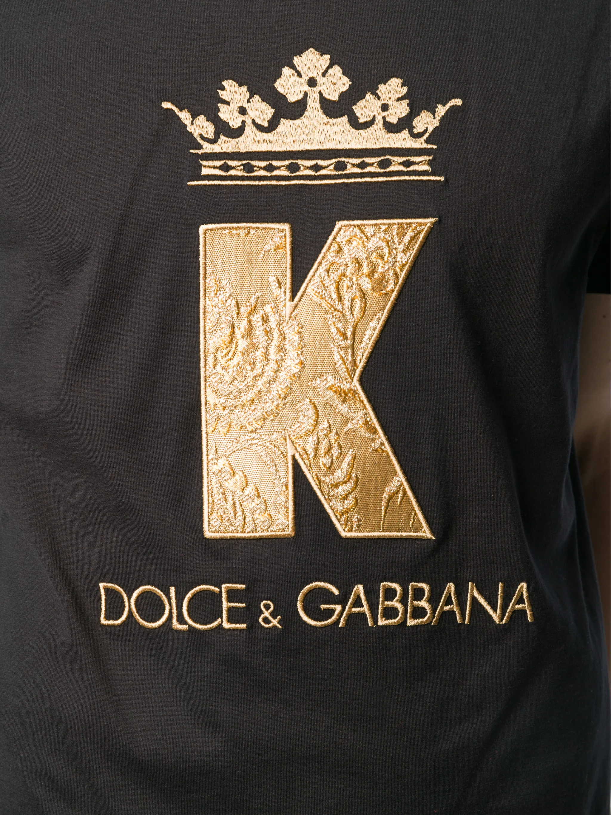 Dolce & Gabbana King patch T-shirt | Eraldo.com US