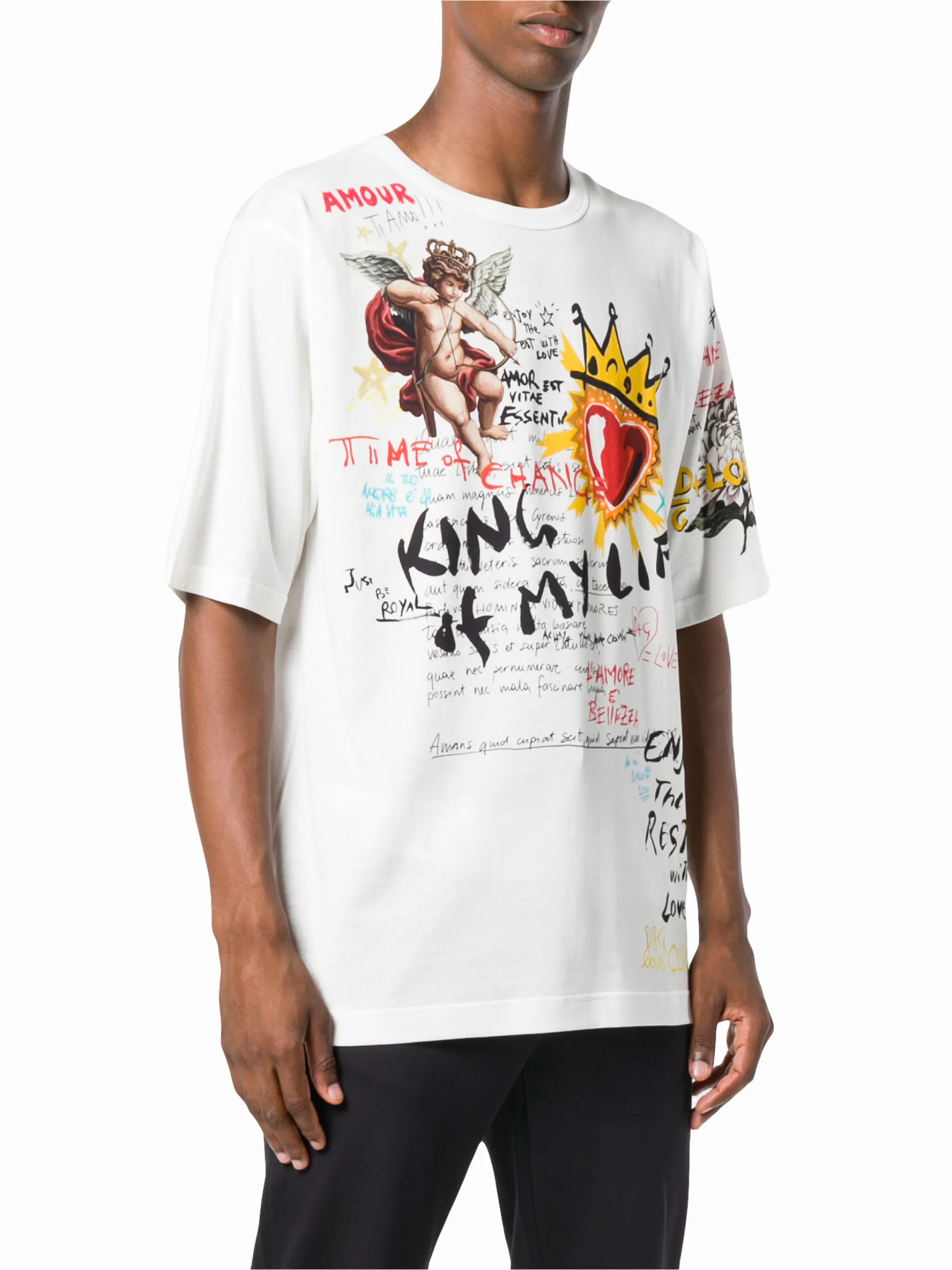 Dolce Gabbana King print T shirt Eraldo HR