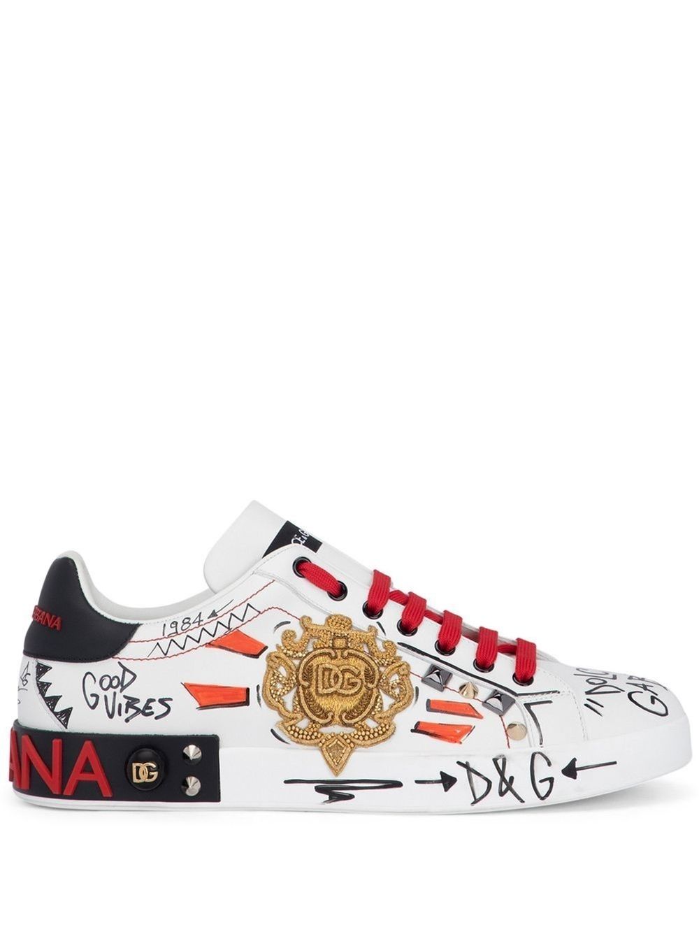 lace-up low-top sneakers | Dolce & Gabbana 
