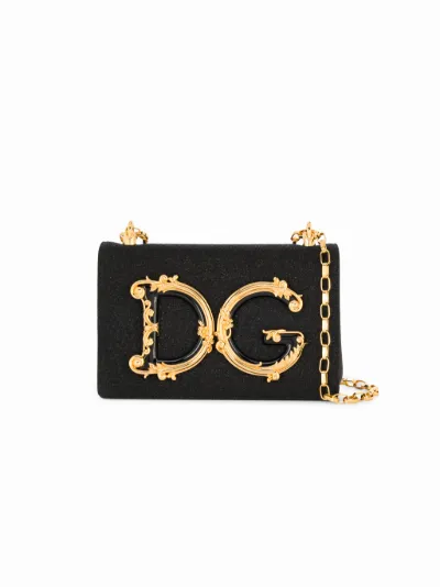 Dolce Gabbana lame D G Girls shoulder bag Eraldo US