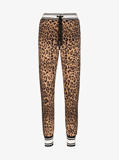 leopard print sweatpants