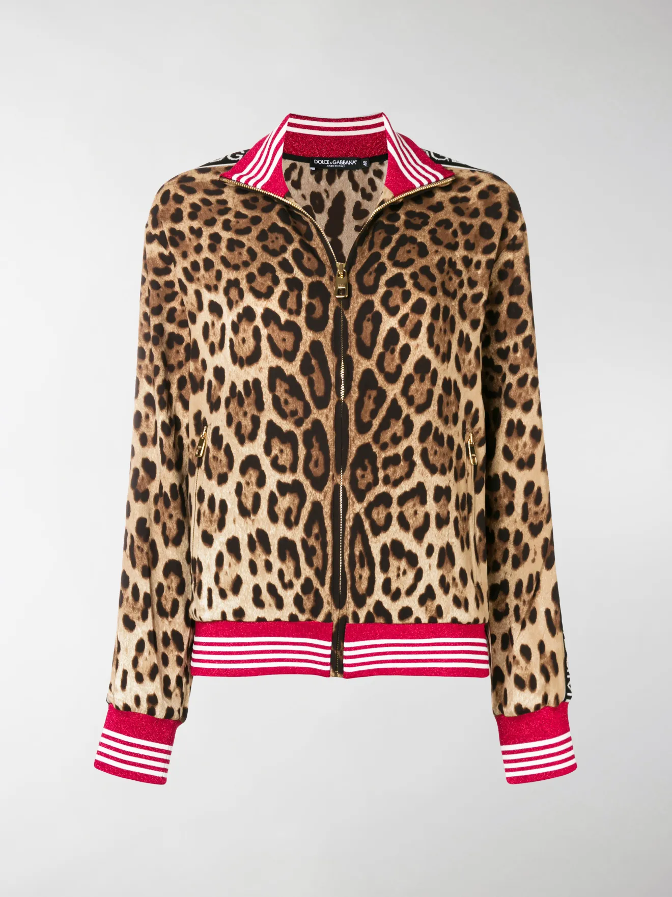dolce and gabbana leopard jacket
