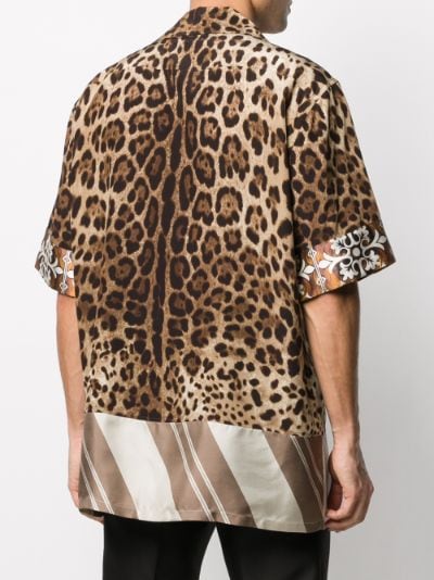 dolce gabbana leopard shirt