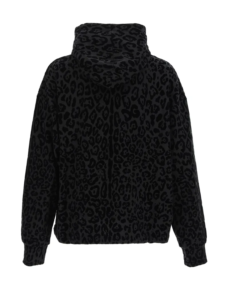 Gabbana Leopard print sweatshirt black 