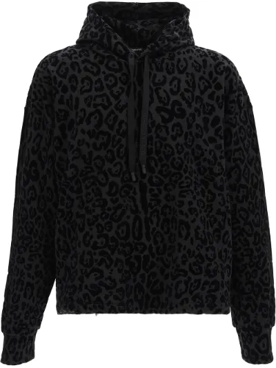 Gabbana Leopard print sweatshirt black 