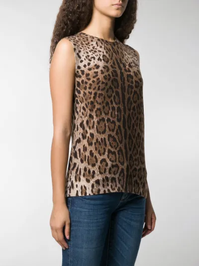 dolce gabbana leopard t shirt