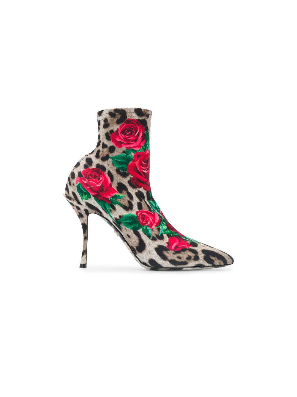 leopard rose print boots | Dolce & Gabbana 