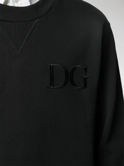 dolce and gabbana black sweatshirt