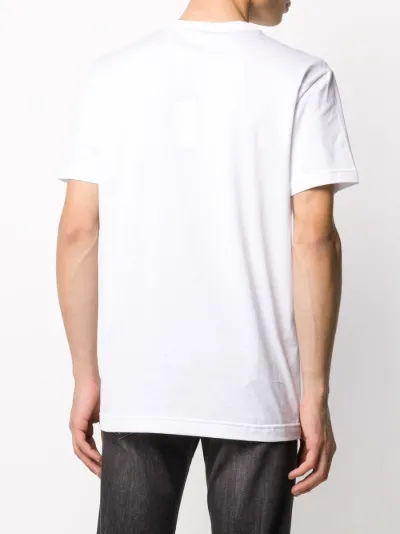 Gabbana logo embroidered T-shirt white 