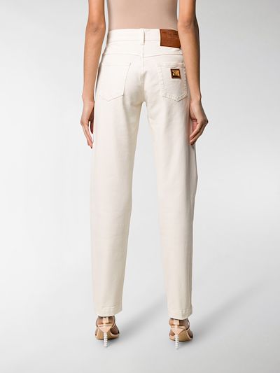 dolce gabbana white jeans