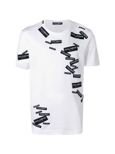 logo label print T-shirt | Dolce 