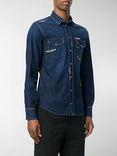 dolce gabbana denim shirt