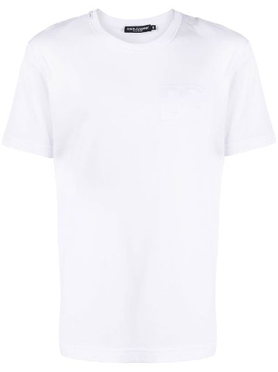 dolce and gabbana plain white tee