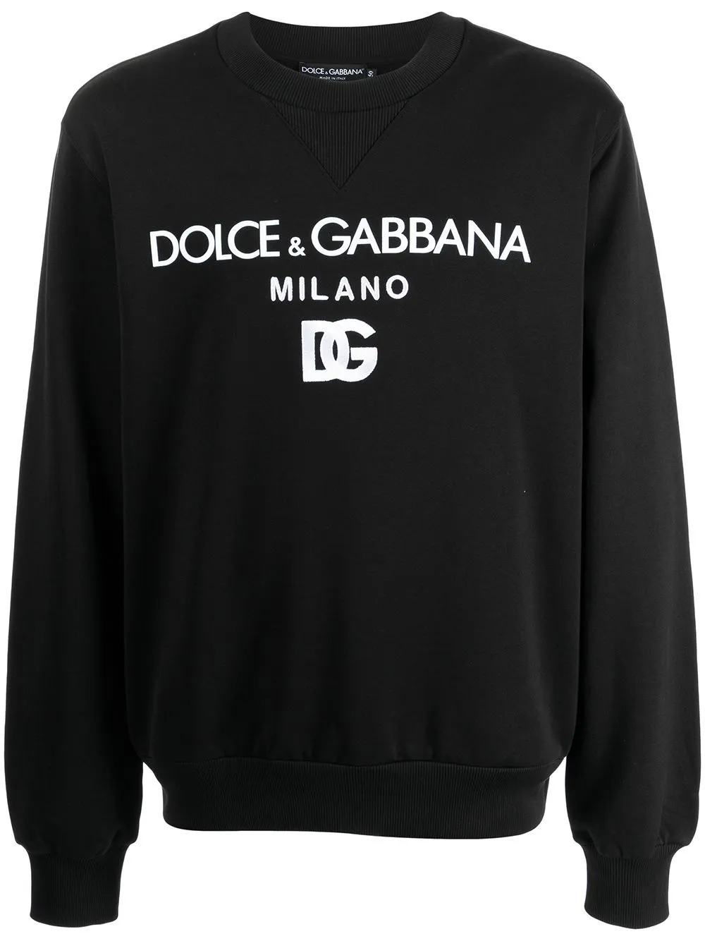 Dolce and gabbana cheap milano logo crew sweatshirt