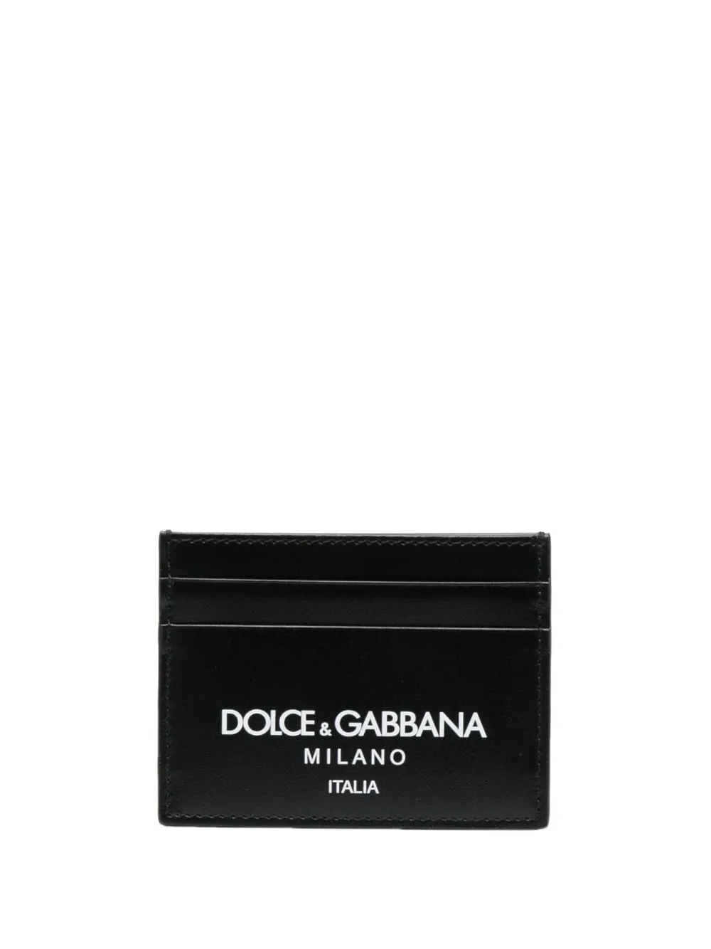 Dolce Gabbana logo print leather card holder Eraldo SH