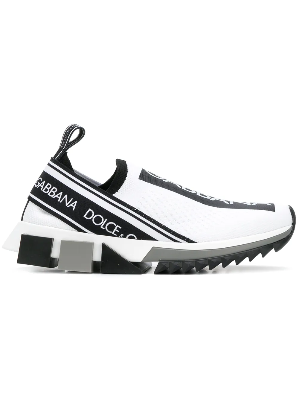 dolce and gabbana logo print sneakers