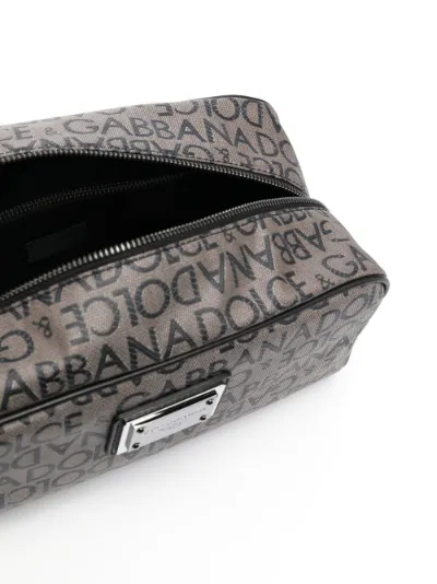 logo print wash bag Dolce Gabbana Eraldo