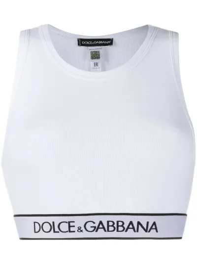 Dolce Gabbana logo underband crop top Eraldo HR