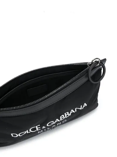 Dolce \u0026 Gabbana Marsupio con logo nero | MODES
