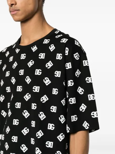 Dolce & Gabbana monogram-print cotton T-shirt | Eraldo.com HK