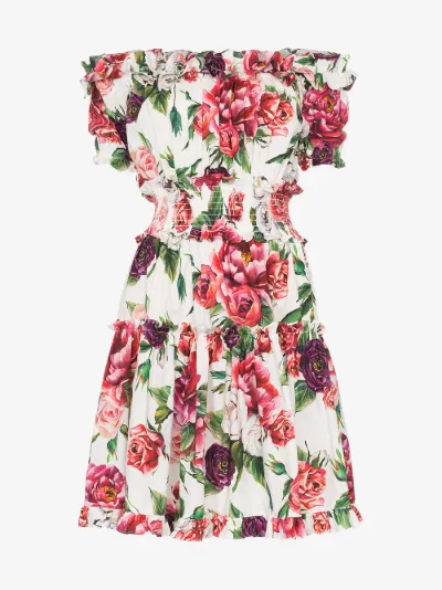 dolce gabbana off shoulder dress
