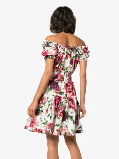 dolce gabbana off shoulder dress