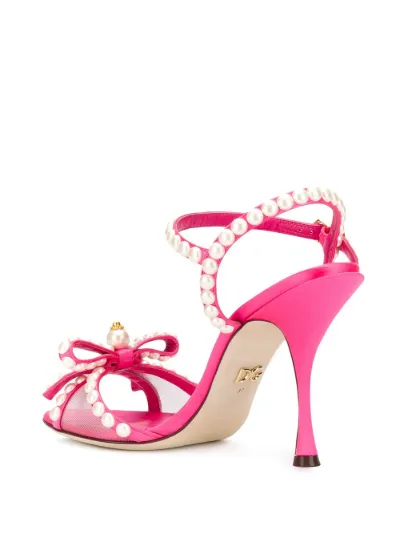 dolce and gabbana pearl sandals
