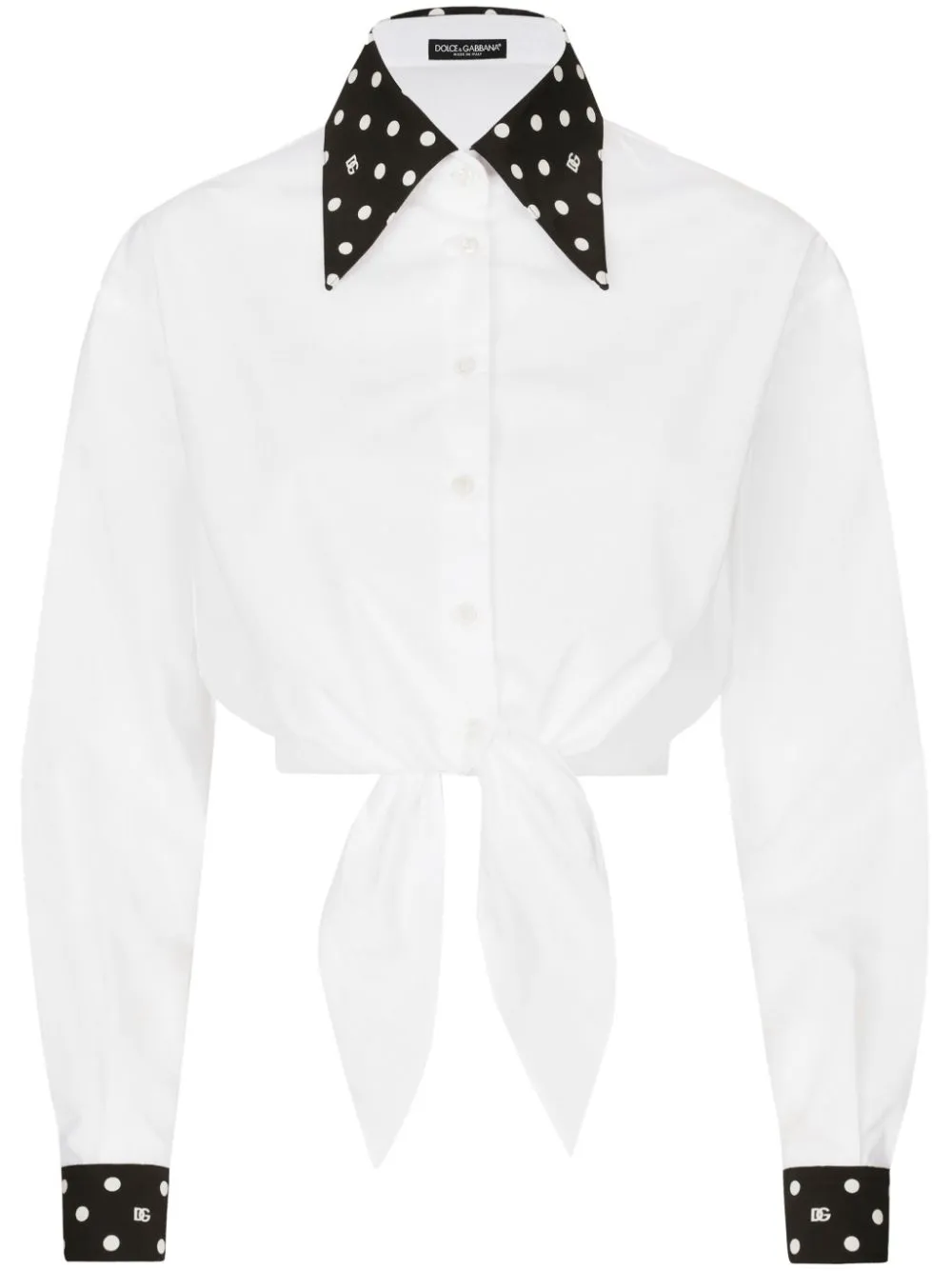 Dolce and gabbana polka dot shirt hotsell