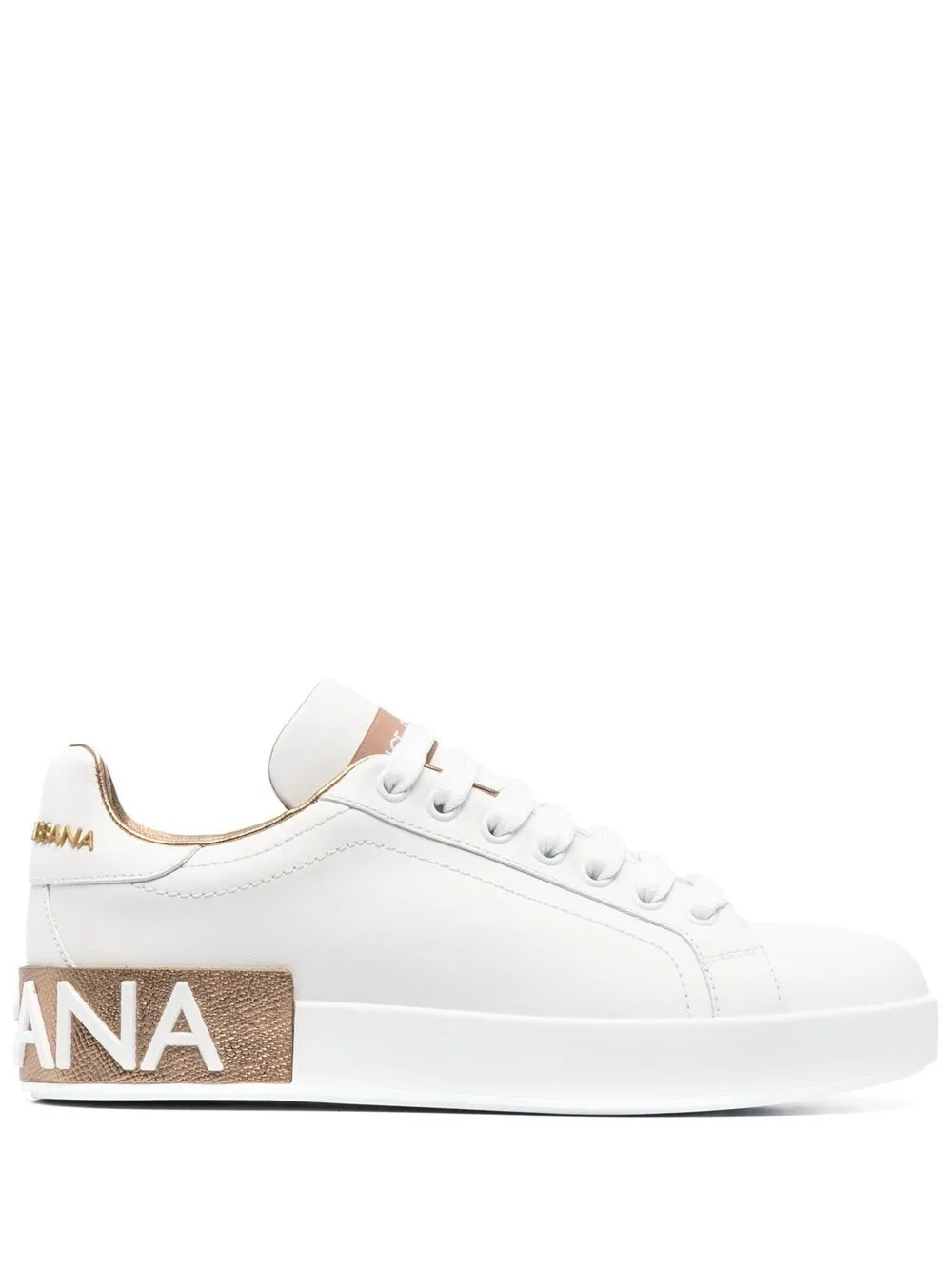 Dolce & gabbana portofino leather clearance sneaker