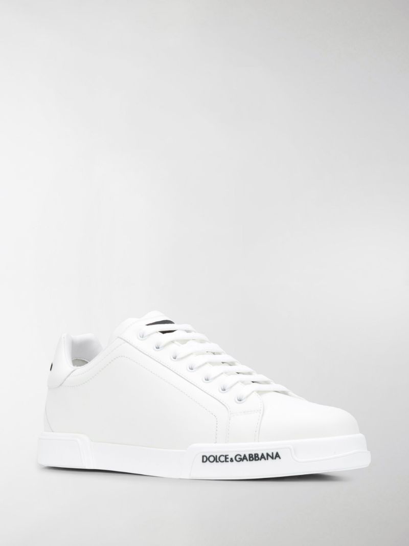 dolce and gabbana portofino logo trainers