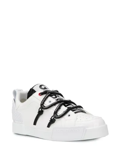 Portofino logo-embossed sneakers | Dolce \u0026 Gabbana | Eraldo.com
