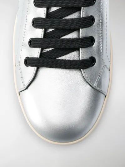 dolce and gabbana logo print sneakers