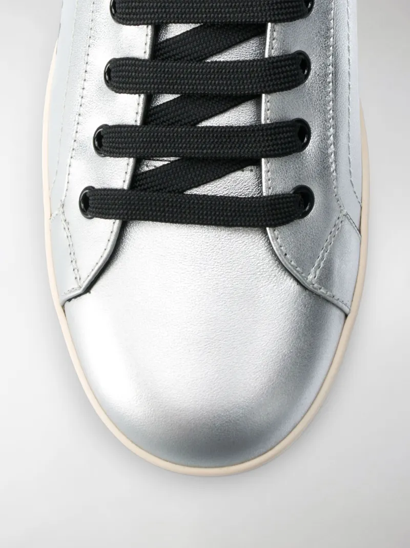 dolce and gabbana logo print sneakers