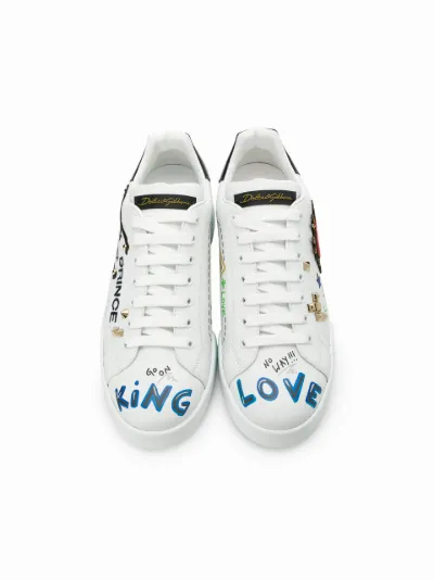 Dolce Gabbana Prince graffiti print sneakers Eraldo HR