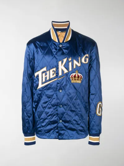 dolce gabbana varsity jacket