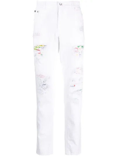 Dolce gabbana 2024 white jeans