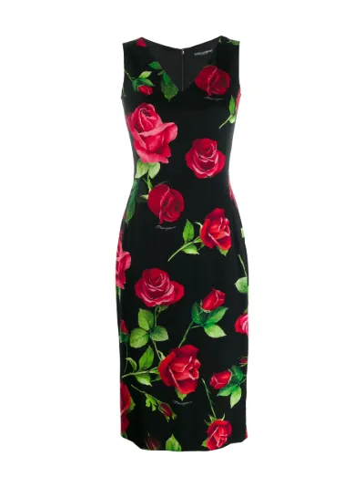 Dolce gabbana rose dress best sale