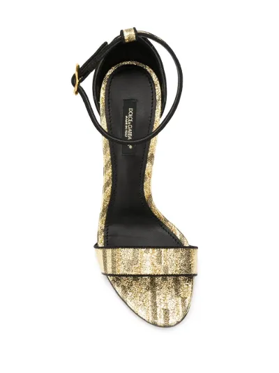 Dolce \u0026 Gabbana Sandali D\u0026G con tacco oro | MODES