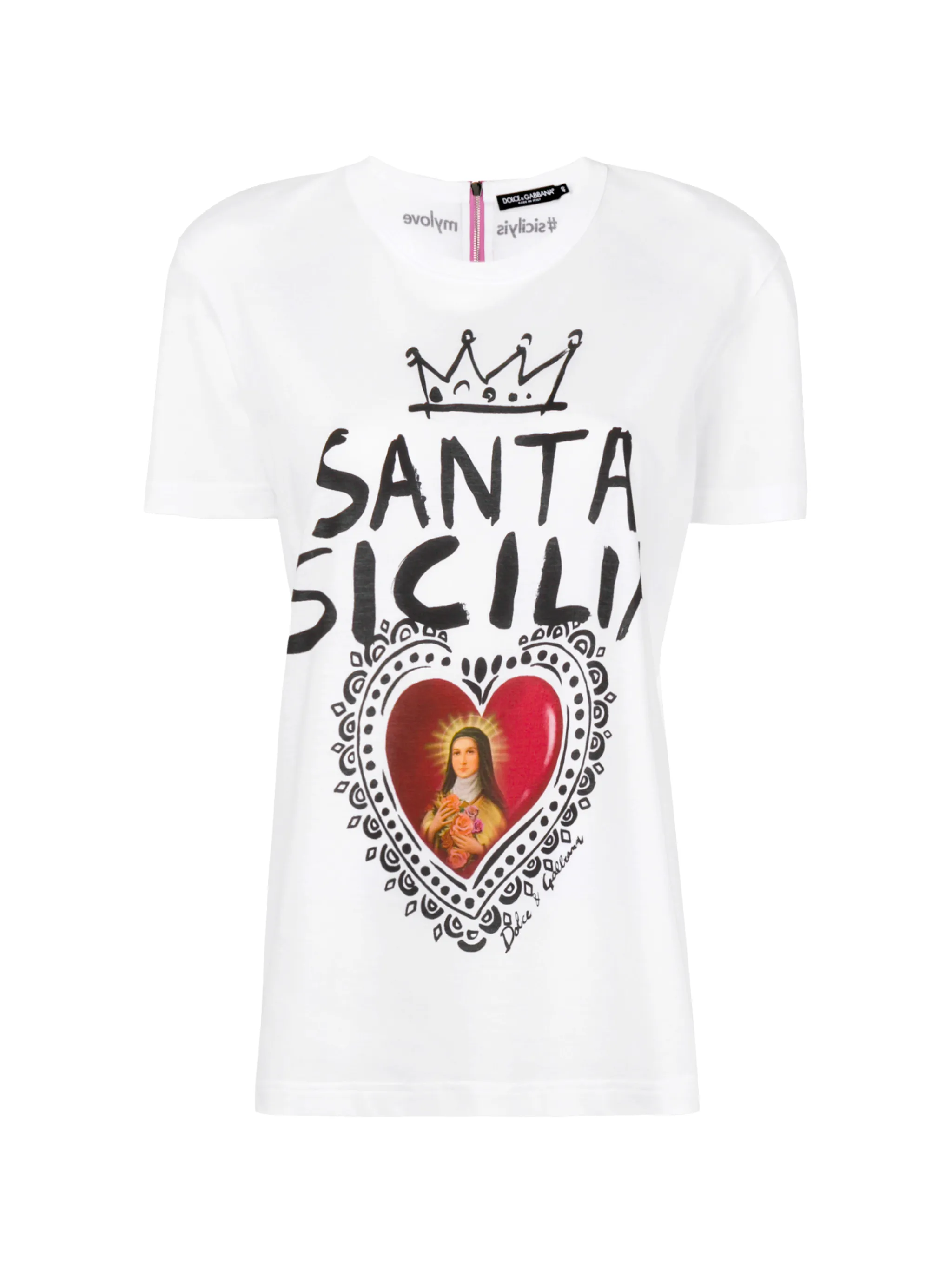 Dolce & Gabbana Santa Sicily print T-shirt | Eraldo.com US