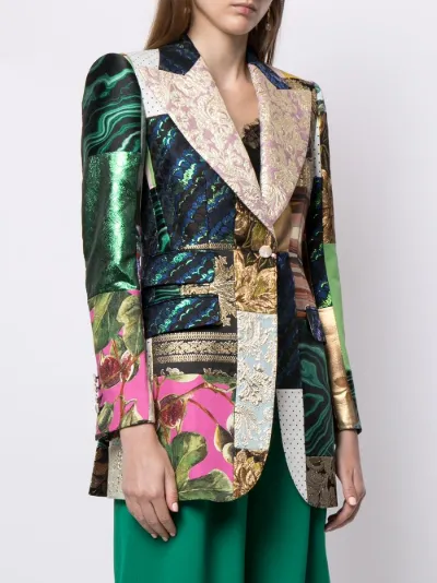 patchwork blazer