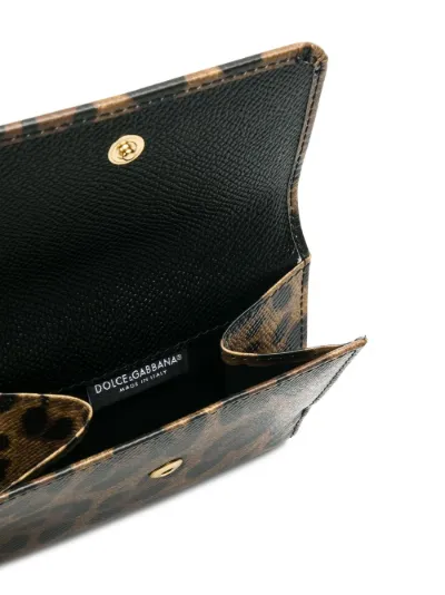 small leopard wallet