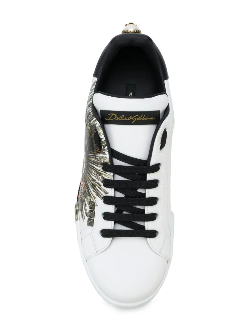 Dolce \u0026 Gabbana Sneakers Portofino Sacro Cuore bianco | MODES