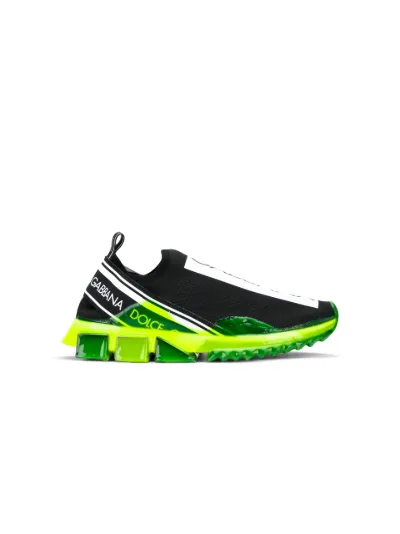 Sorrento sneakers with logo in Black for Men | Dolce\u0026Gabbana®