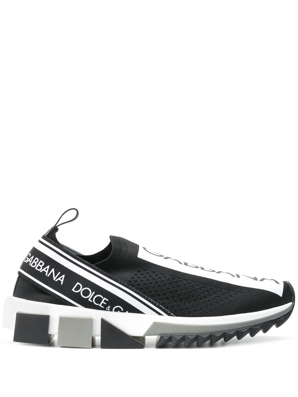 Sorrento Logo Slip On Sneakers Dolce And Gabbana 3996