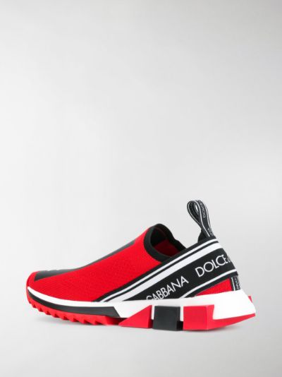 dolce and gabbana sorrento sneakers red