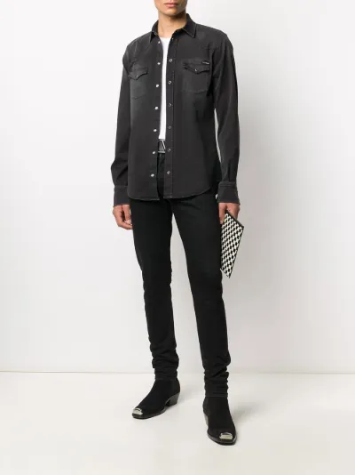 Dolce \u0026 Gabbana stonewashed denim shirt 