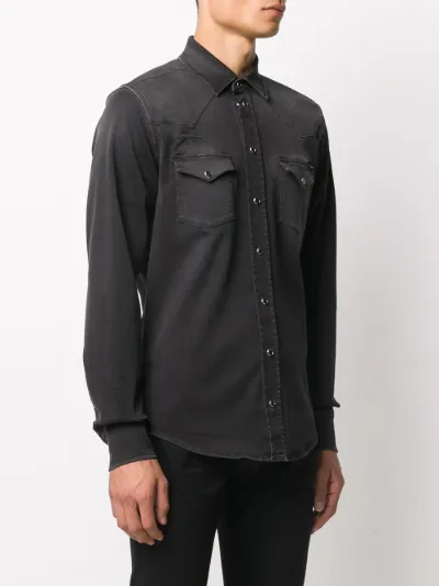 Dolce \u0026 Gabbana stonewashed denim shirt 